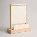 Birch Wood Box Stand for Tabletop Event Signs