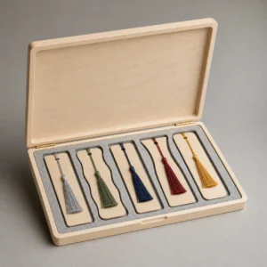 Birch Wooden Box for Bookmark Gift Sets