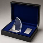 Black Piano Lacquer Wooden Box for Award Presentation