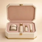 Ivory Lacquer Wooden Box for Luxury Cosmetic Packaging