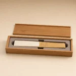 Oak Wooden Box for Folding Fan Presentation