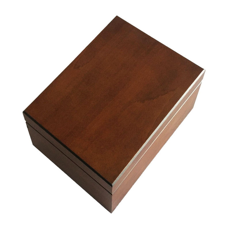 wooden coffee tea bag storage box for kitchen use