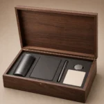 Walnut Veneer Wooden Box for Sponsor Gift Sets