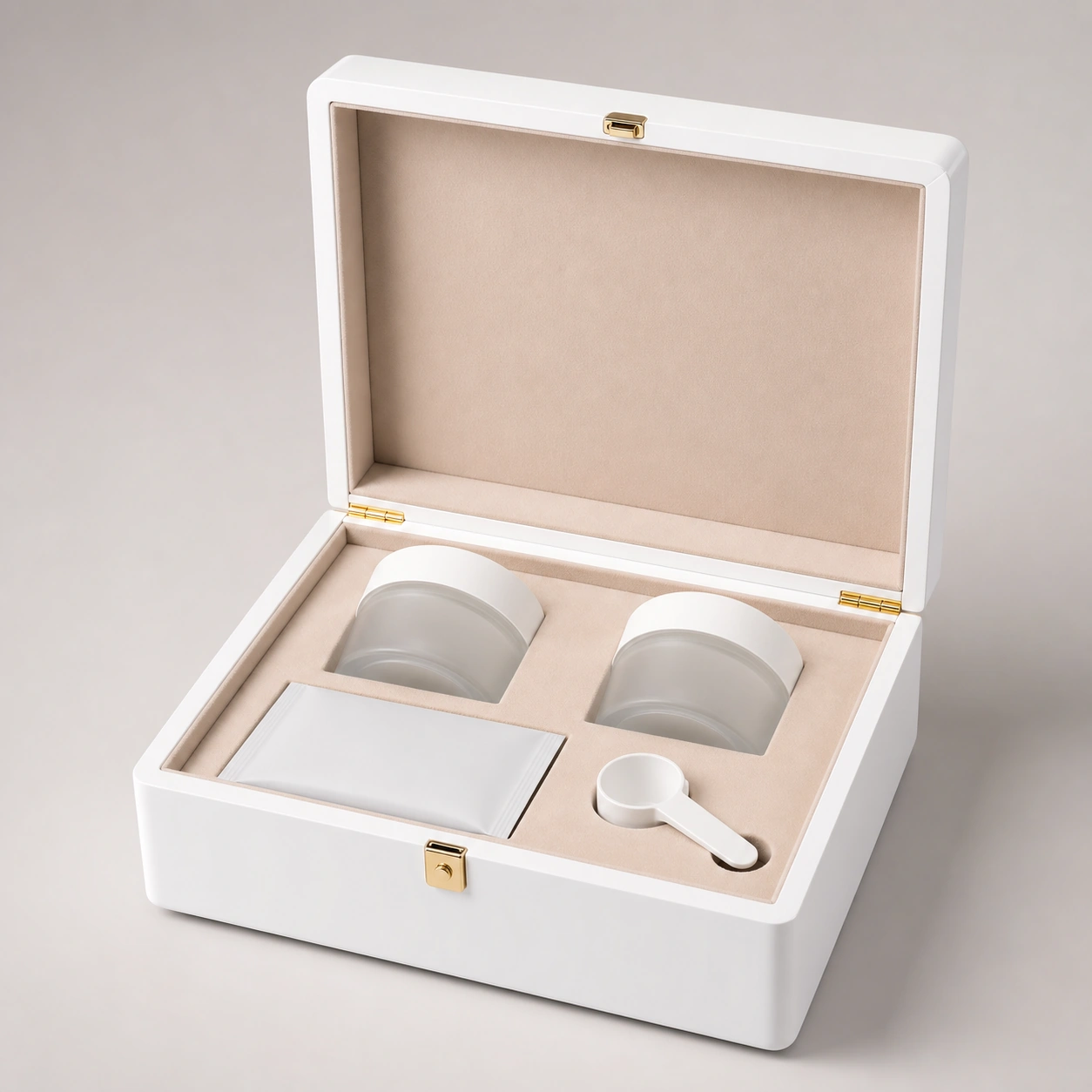 wooden supplement boxes manufactured for B2B OEM projects