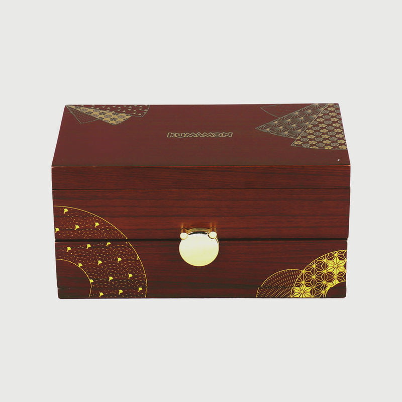 Wooden Velvet Drawer Storage Box for Pen and Gift Packaging