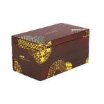 luxury wooden storage box with glossy lacquer finish
