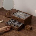 jewelry storage box with drawers for boutique display