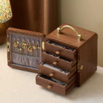 custom jewelry storage gift box with mirror window