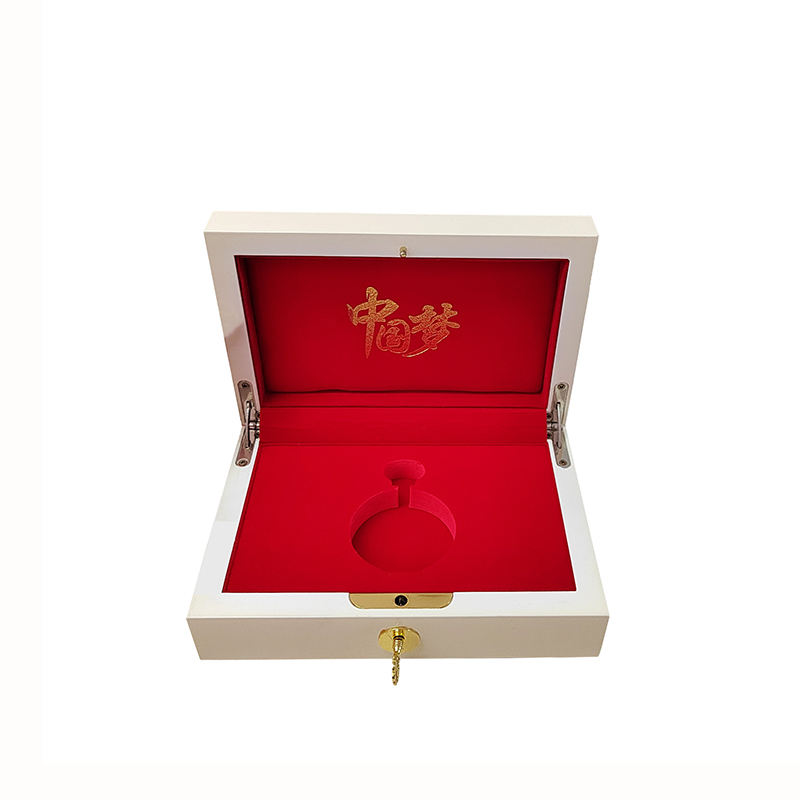 custom wooden coin box with silk screen logo