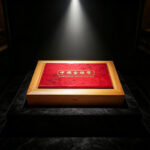 wooden coin storage box with biodegradable timber material