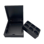 reusable coffee capsule storage box made from wood