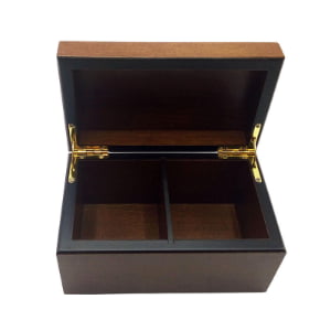 Rectangle Bamboo Tea Coffee Storage Box for Home Organizer