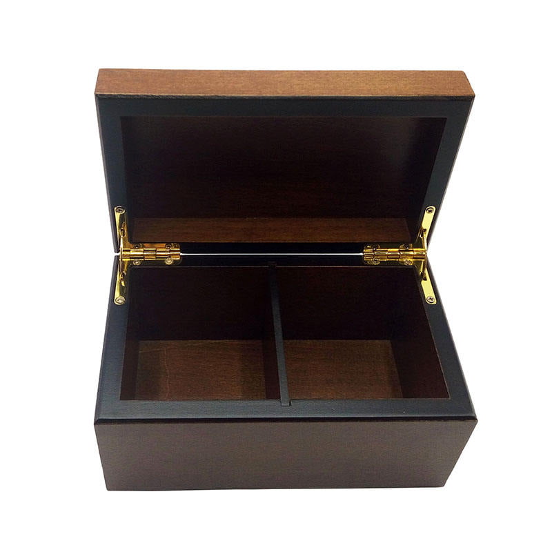 Rectangle Bamboo Tea Coffee Storage Box for Home Organizer