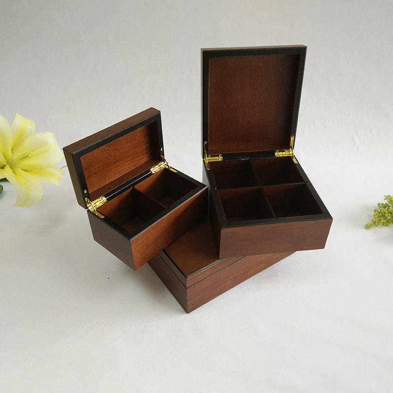 bamboo tea coffee organizer for home storage
