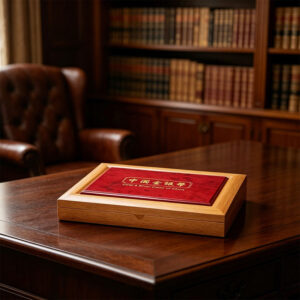 gold silver coin wooden storage box for collectors and premium gifts