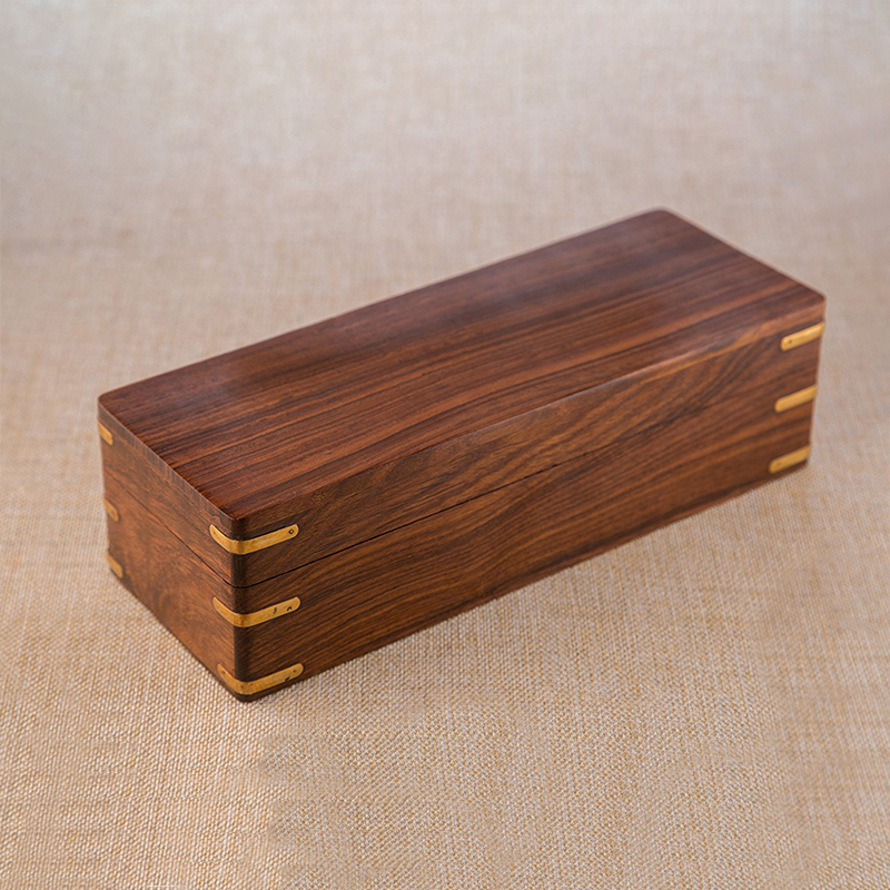 recyclable wooden tea box with handmade eco friendly design